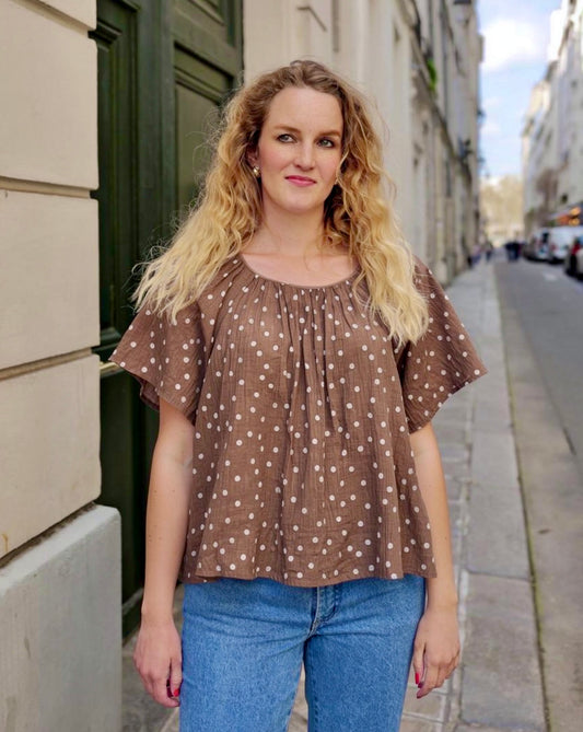 Top met stippen - One size