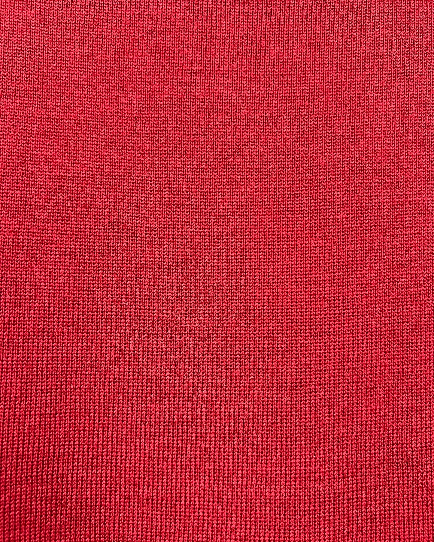 Vintage wollen midirok bordeaux - L