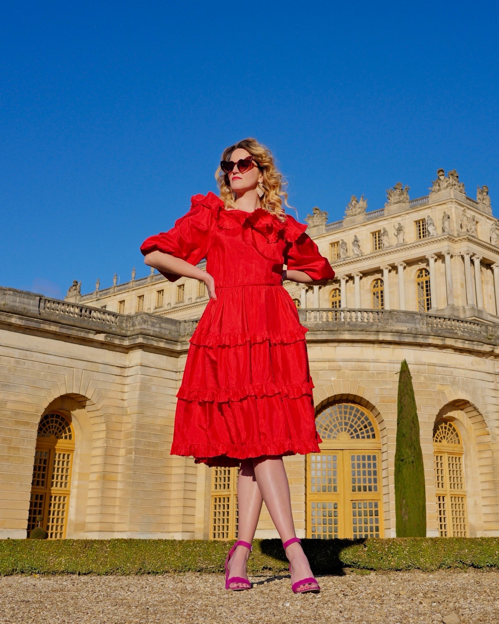 Vintage jurk collectie foto Versailles 