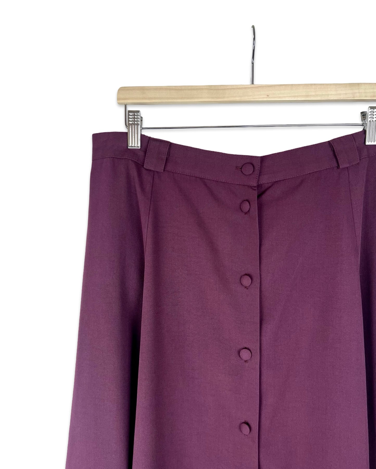 Aubergine vintage doorknooprok - XL