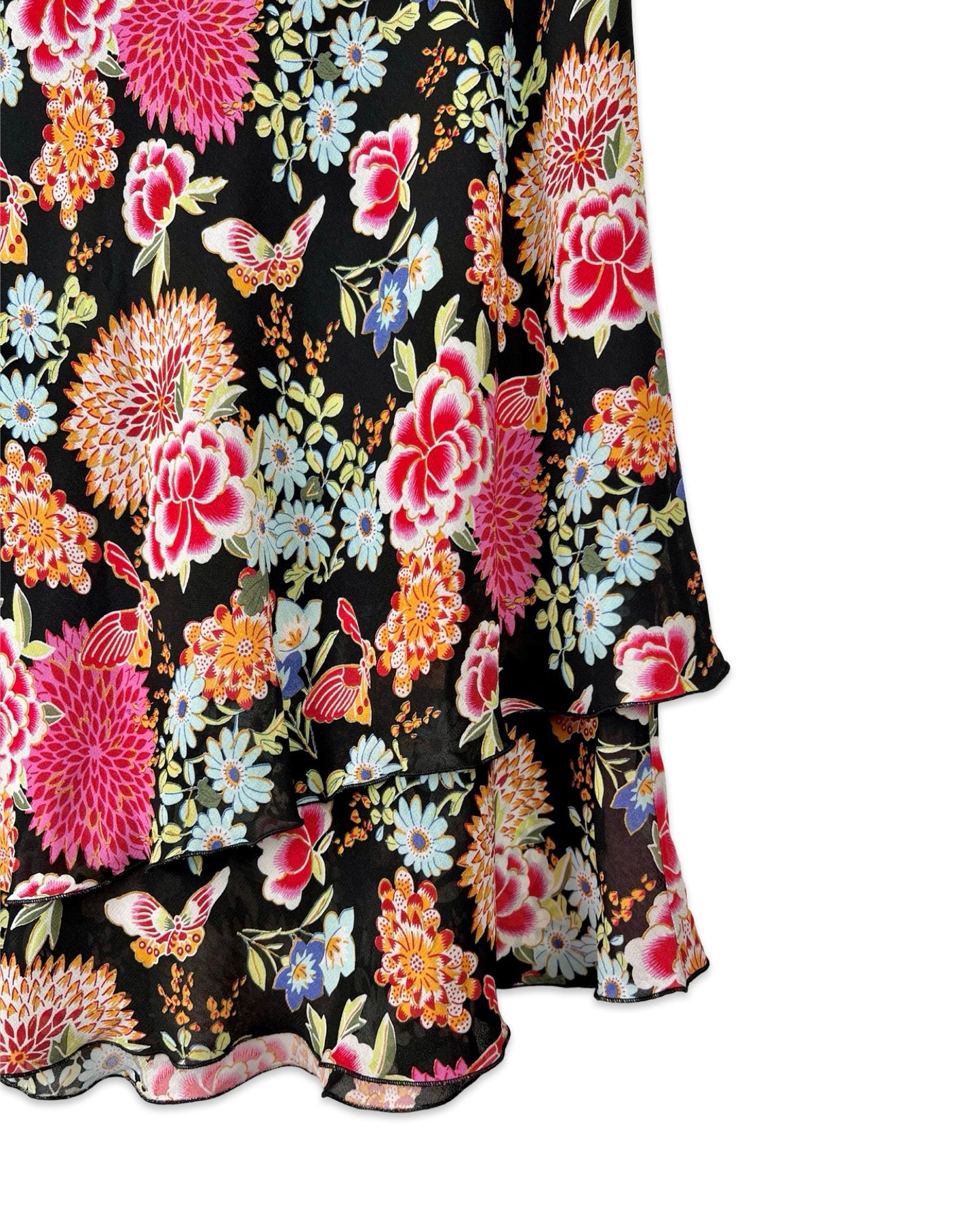 Flowy bloemenrok - XL