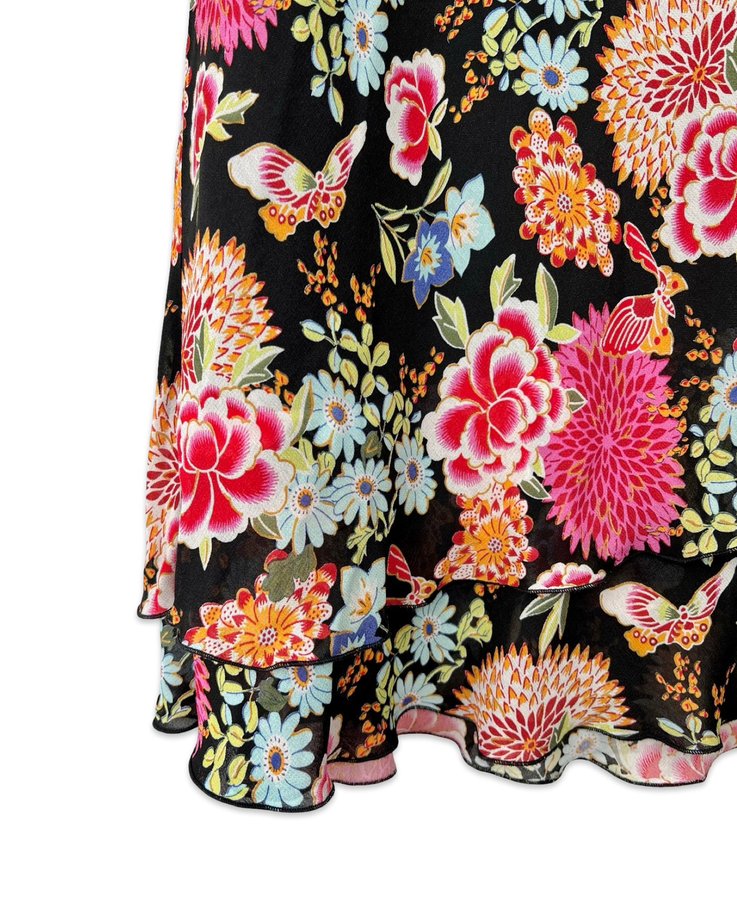 Flowy bloemenrok - XL