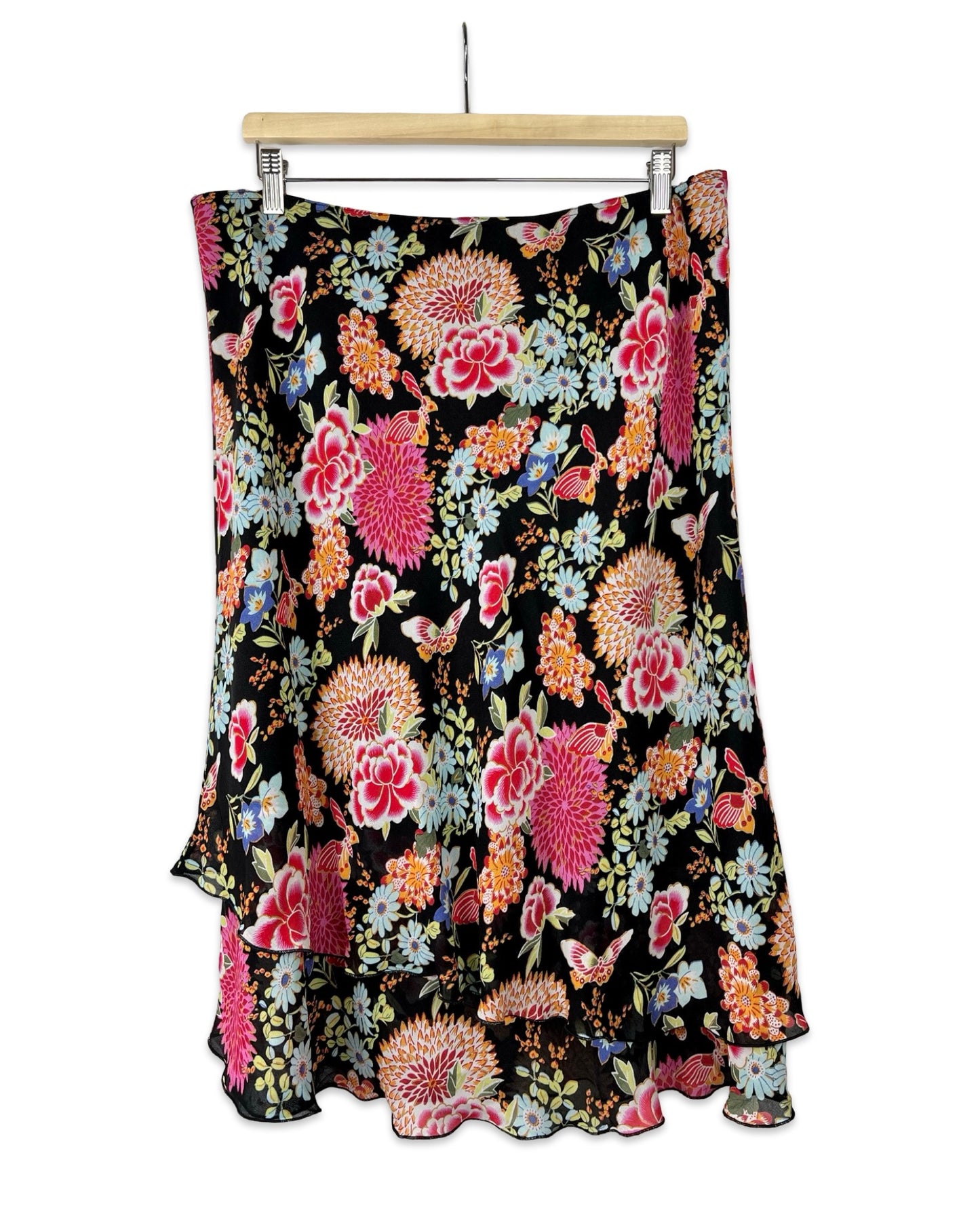 Flowy bloemenrok - XL