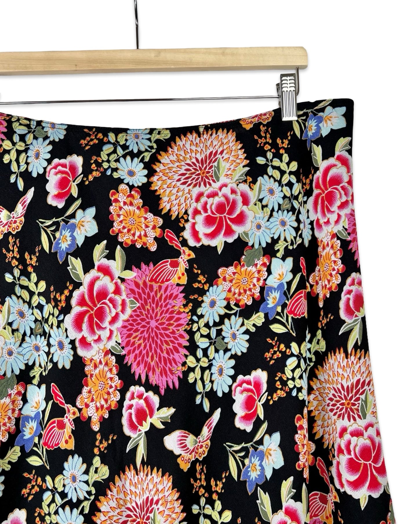Flowy bloemenrok - XL