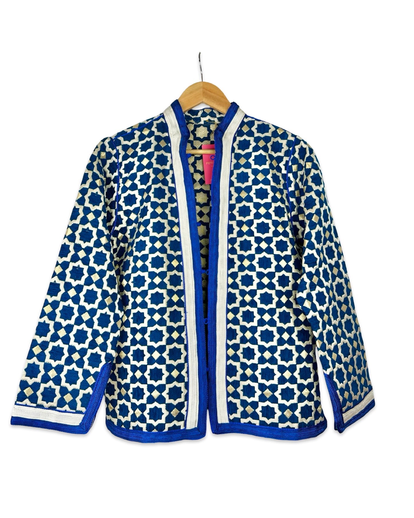 Marrakesh lange blazer petrol - M