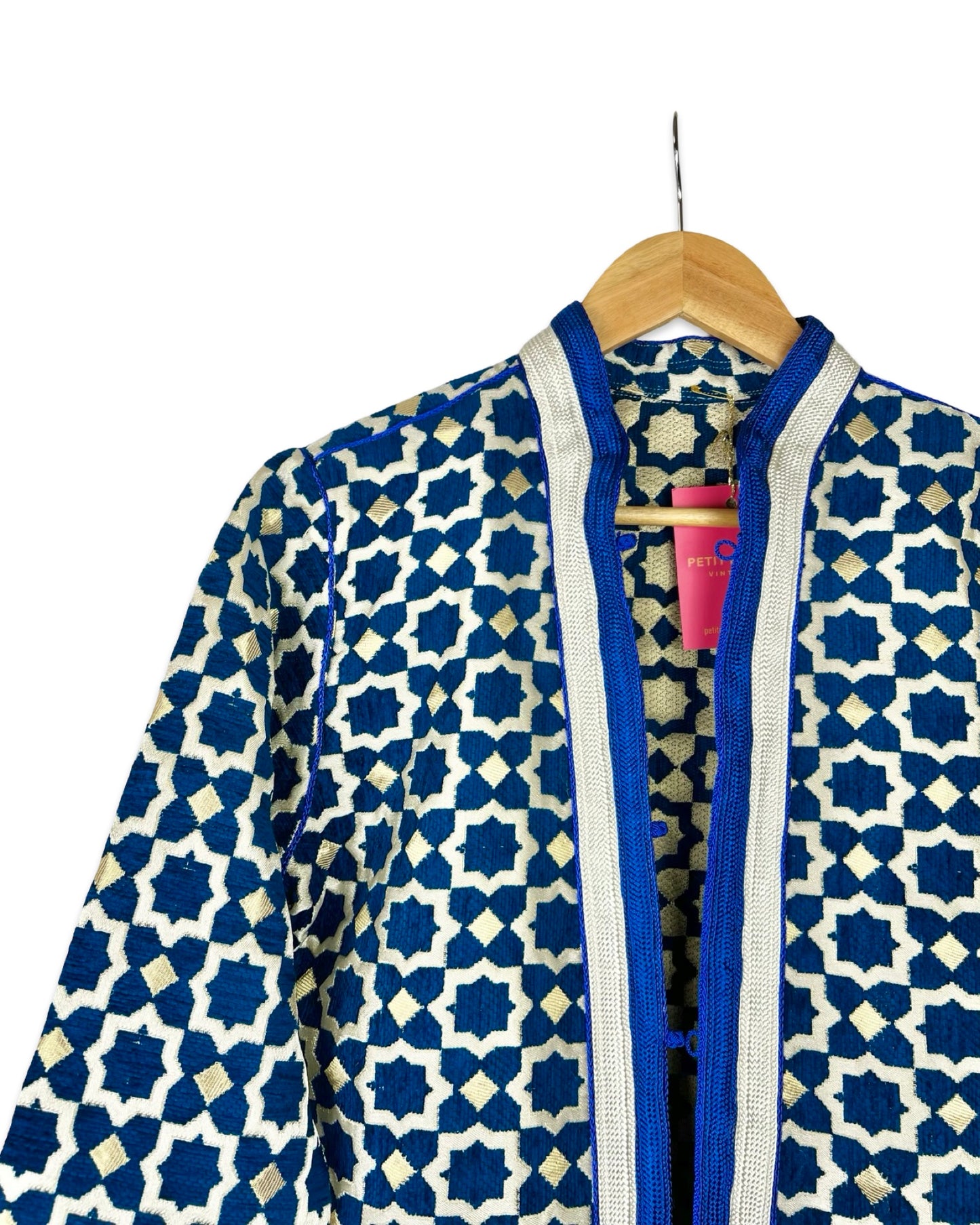 Marrakesh lange blazer petrol - M