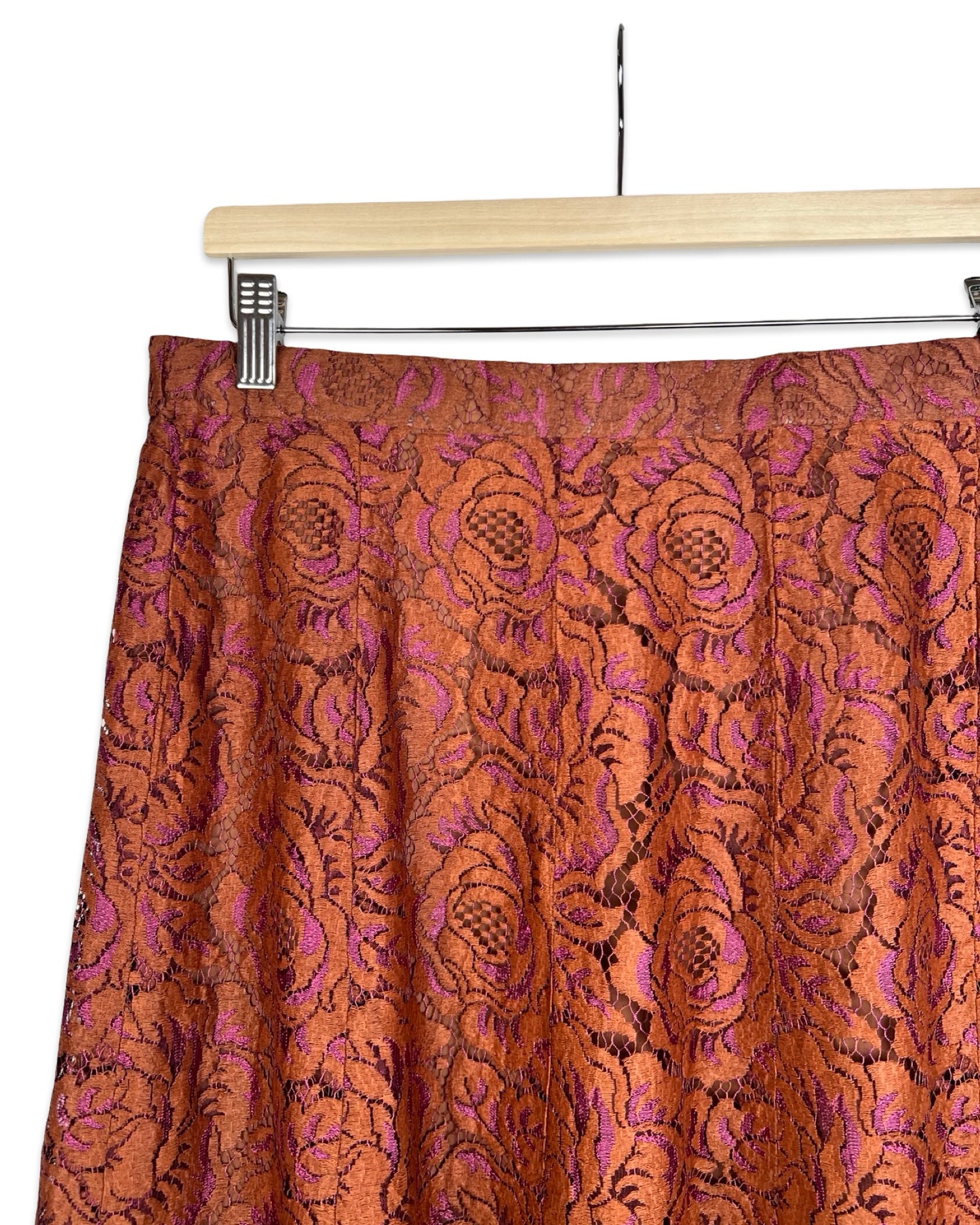 Kanten vintage rok - M/L