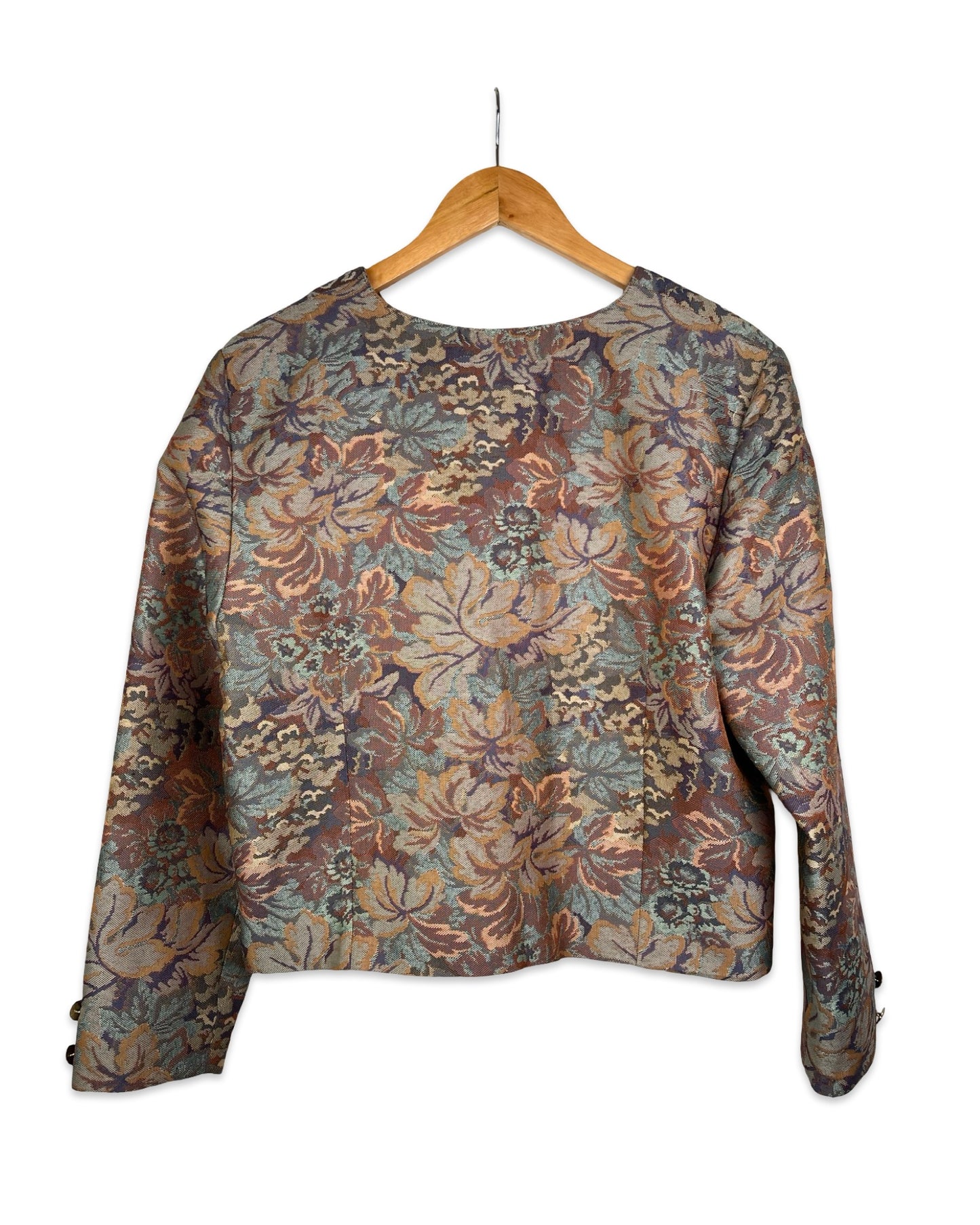 Vintage jacquard blazer - M