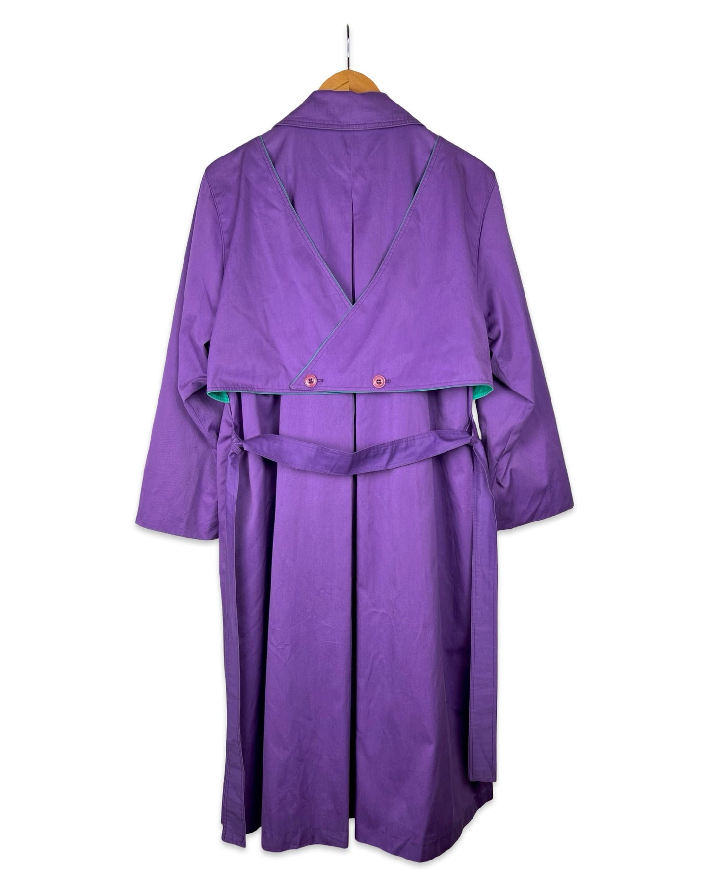 Purple vintage trench coat - M/L