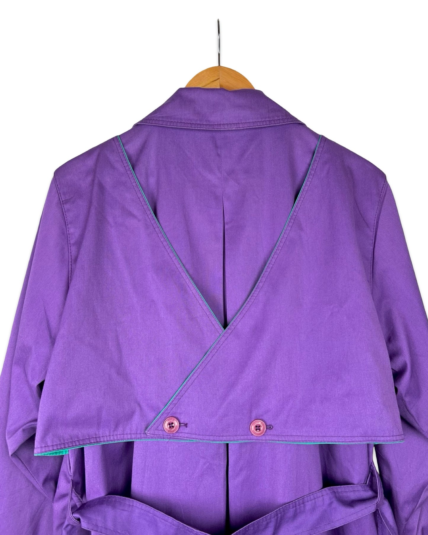 Purple vintage trench coat - M/L