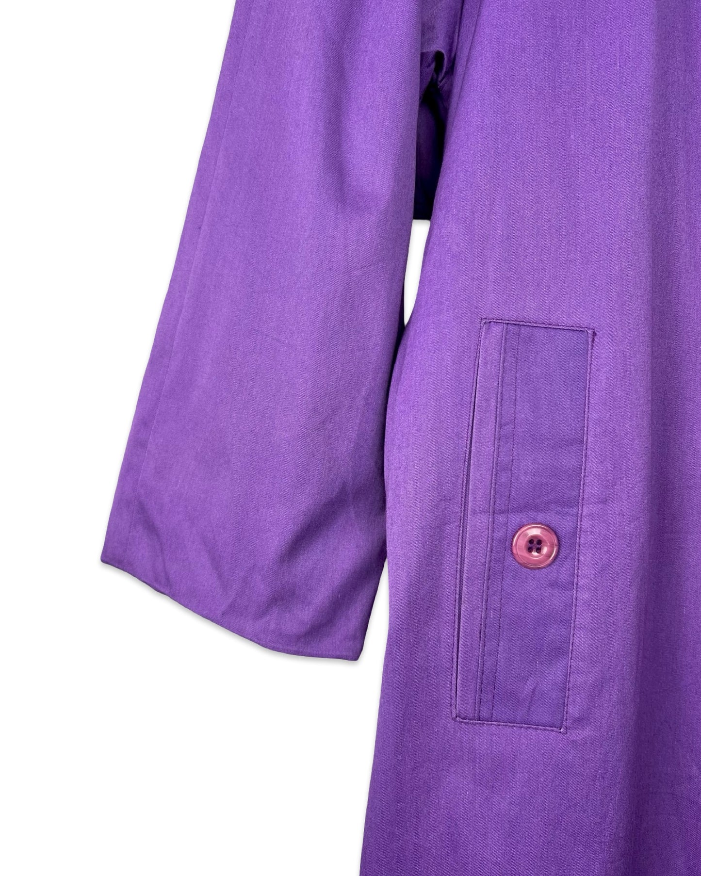 Purple vintage trench coat - M/L