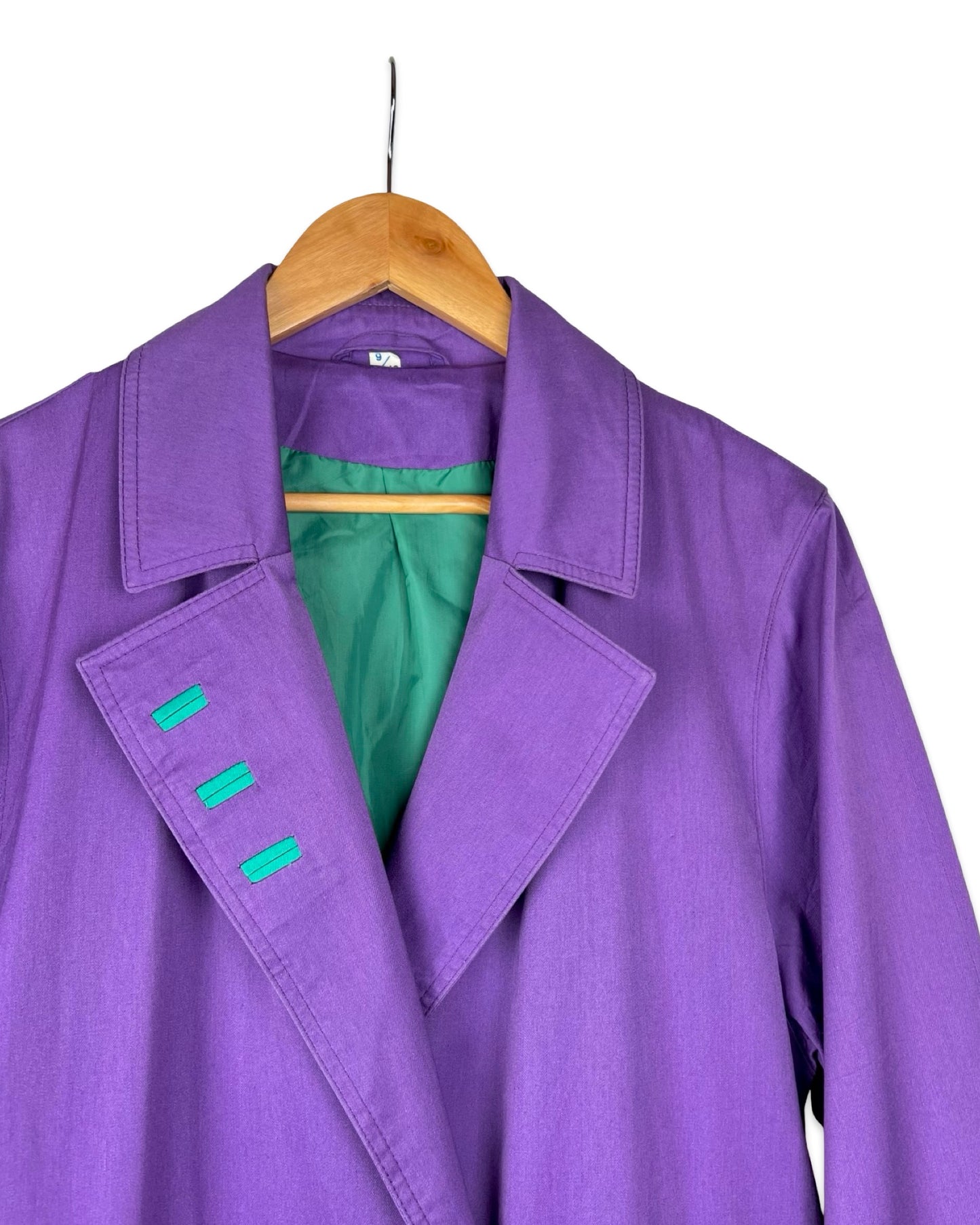 Purple vintage trench coat - M/L
