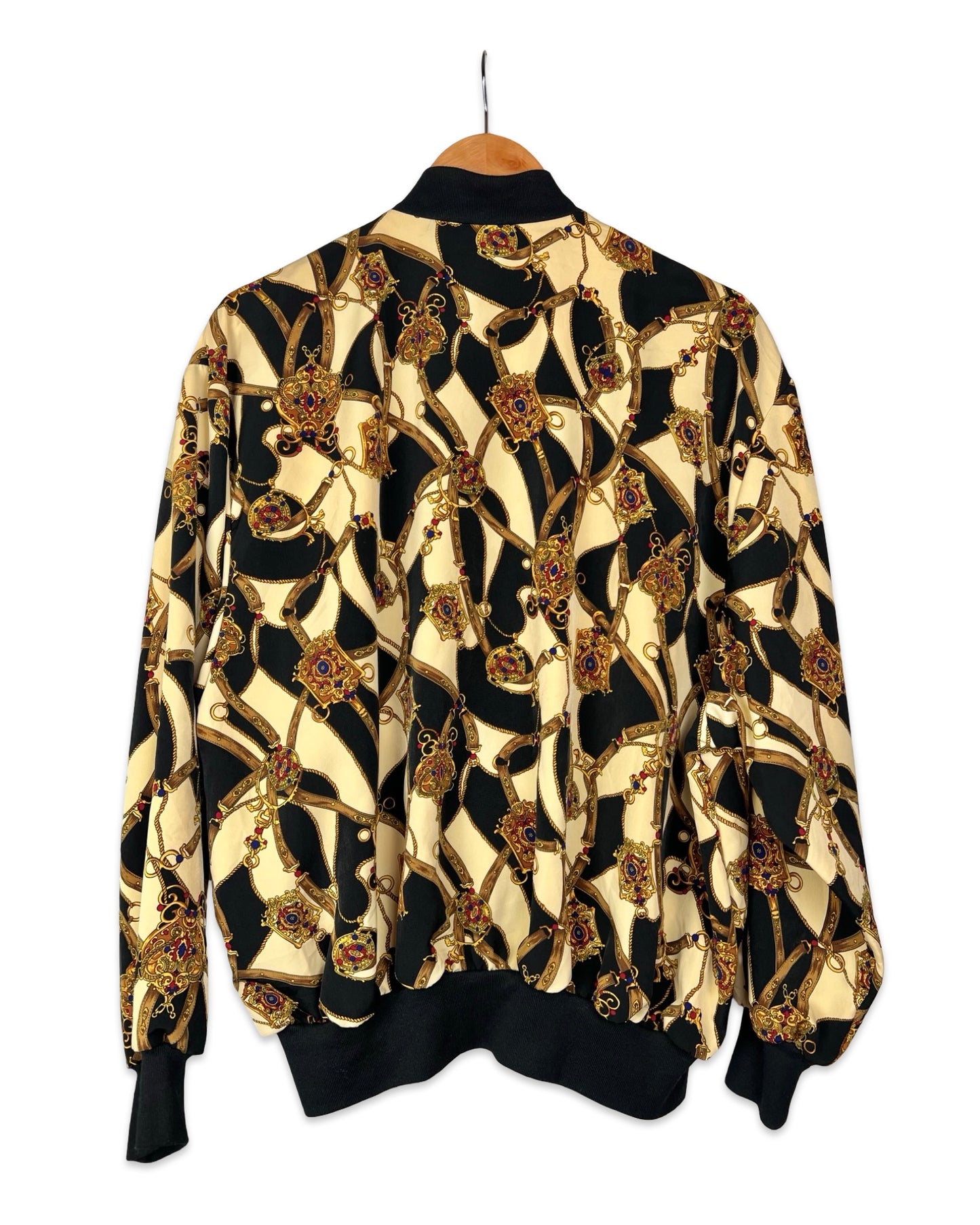 Vintage bomberjack in Versace stijl - L/XL