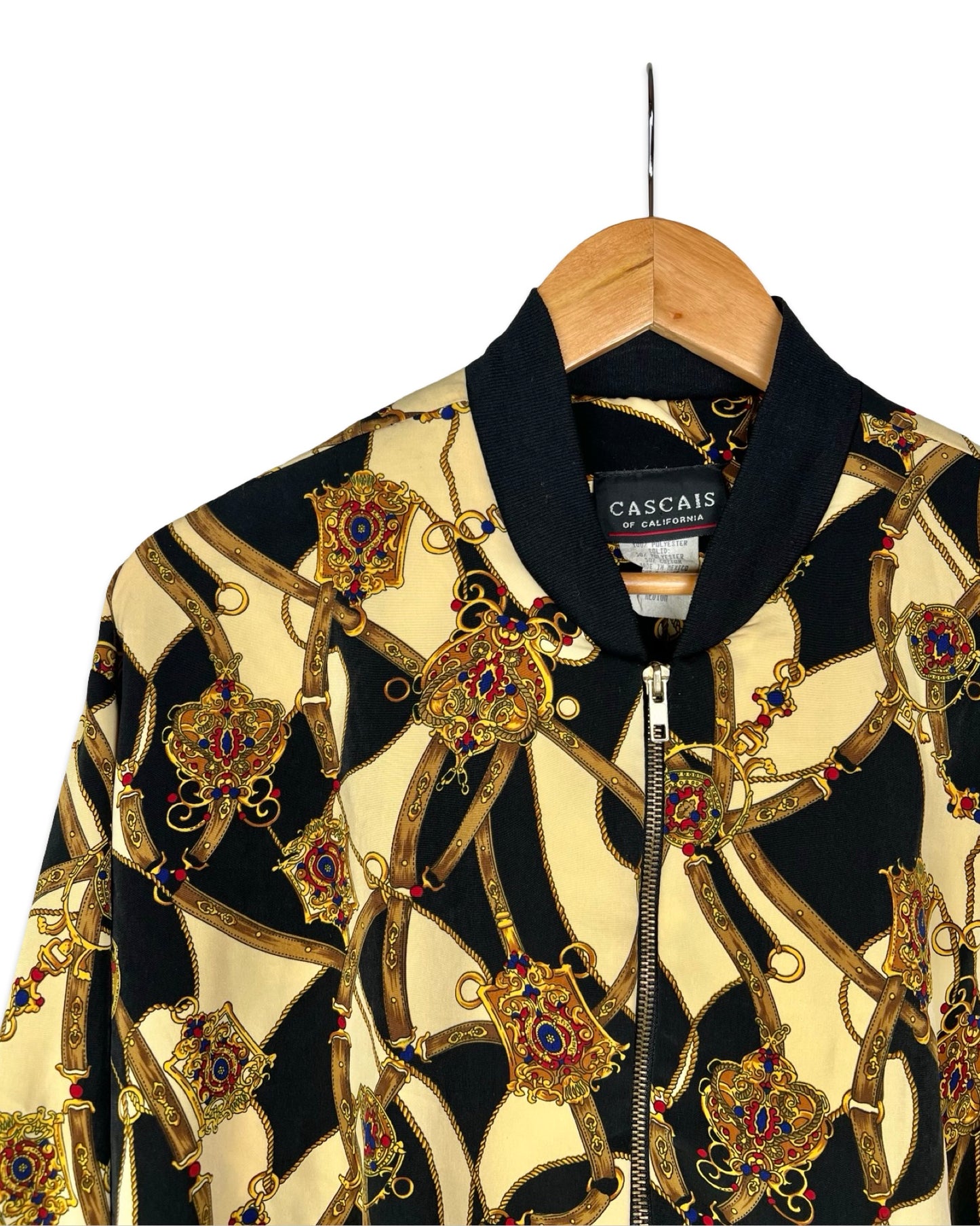 Vintage bomberjack in Versace stijl - L/XL