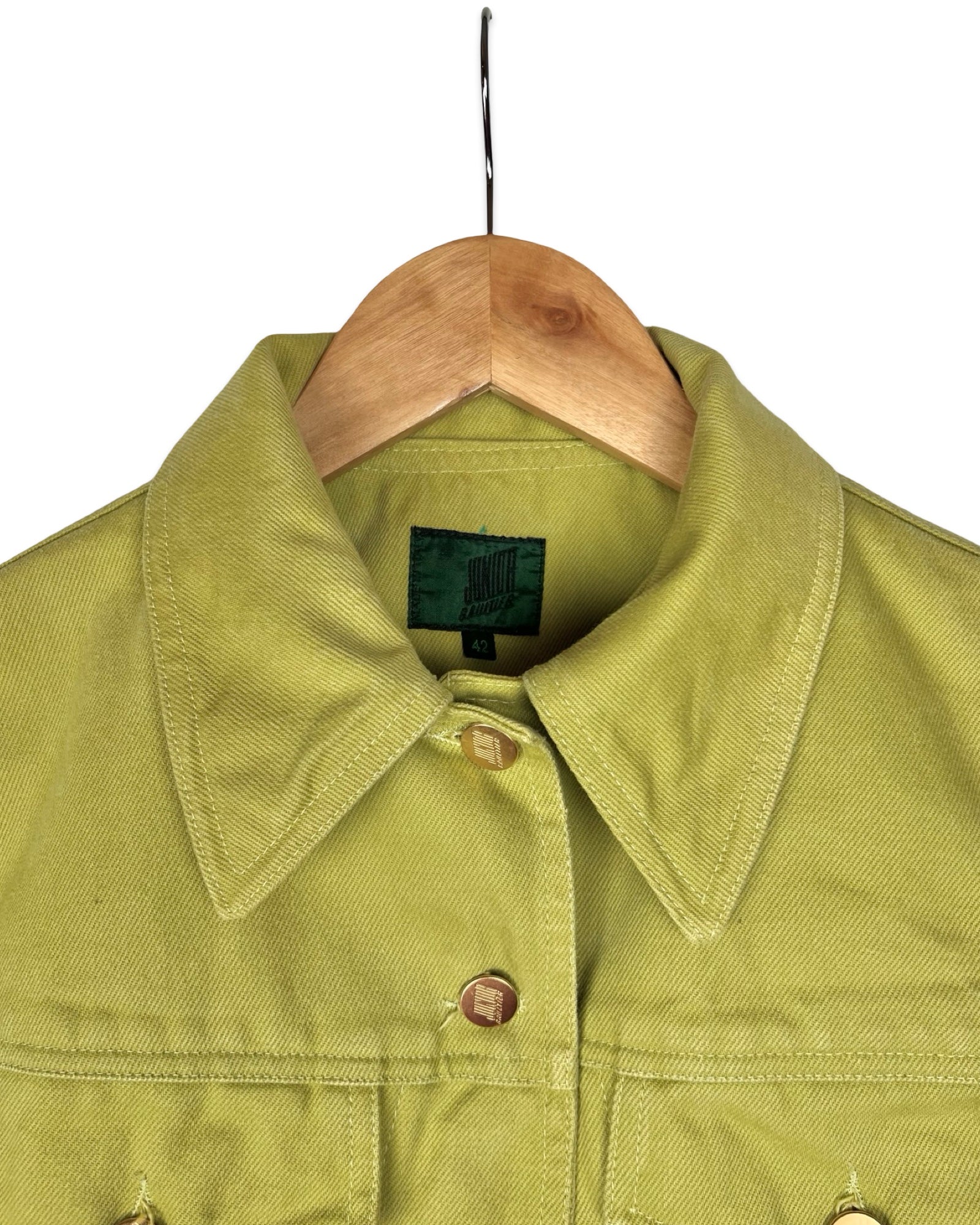Jean Paul Gaultier jack met veterdetails - XS – Petit Paris Vintage