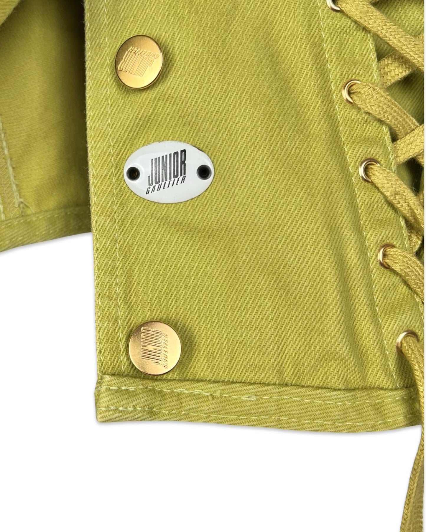 Jean Paul Gaultier jack met veterdetails - XS