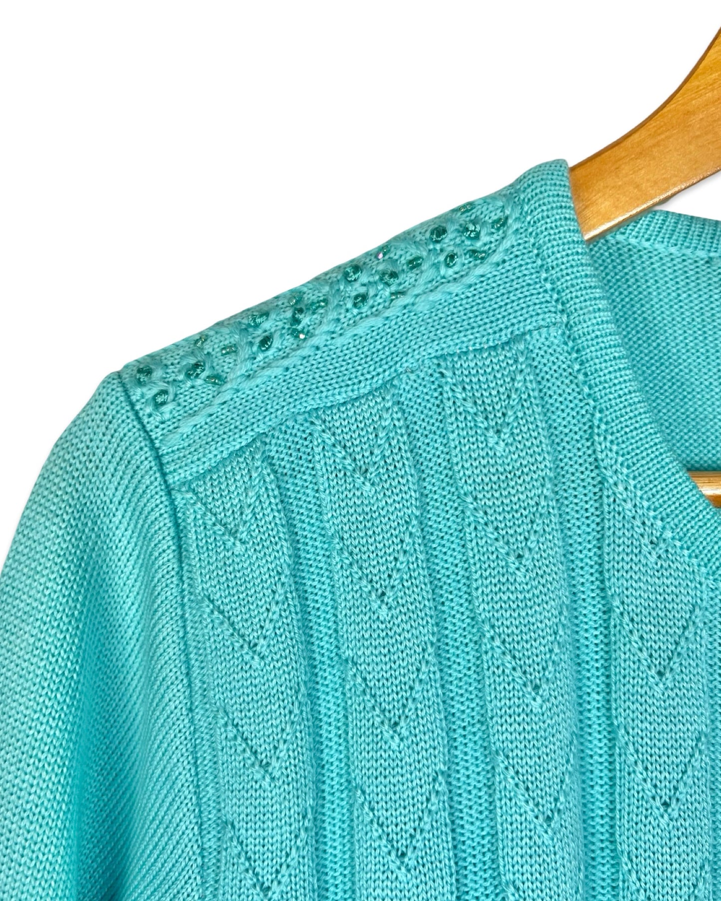 Vintage wollen vest - L