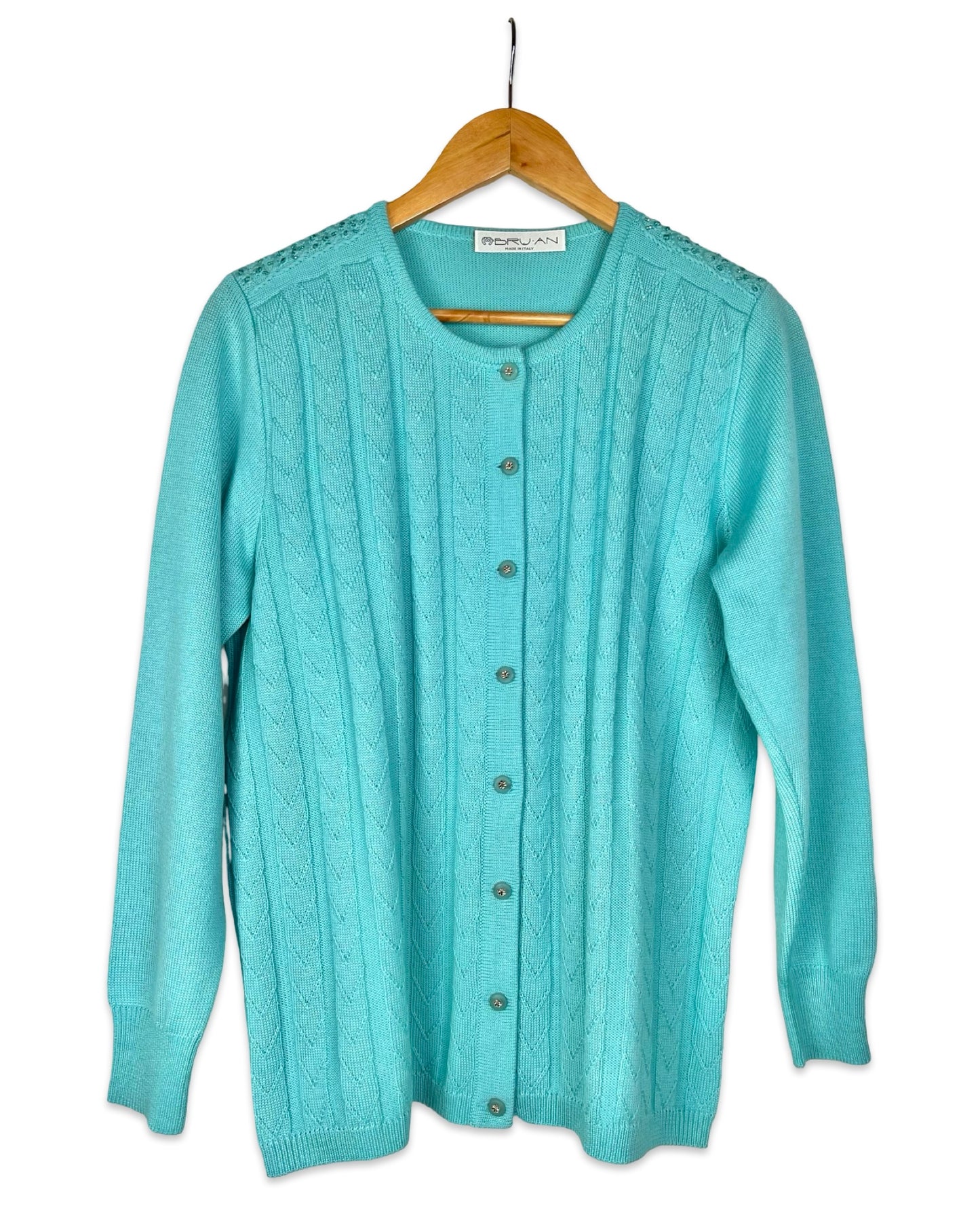 Vintage wollen vest - L