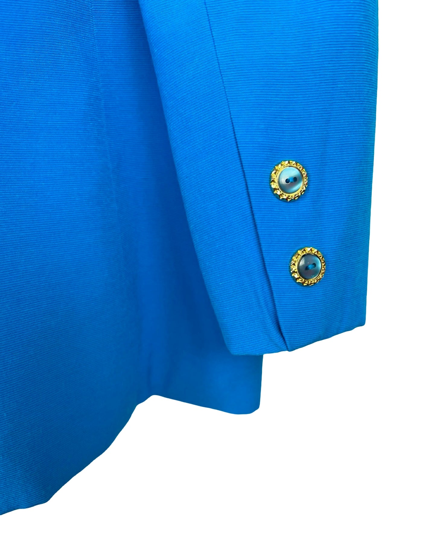 Blauwe vintage blazer - L