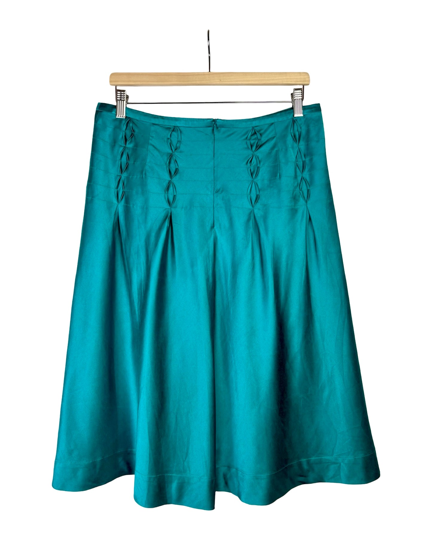 Petrol vintage midirok - L