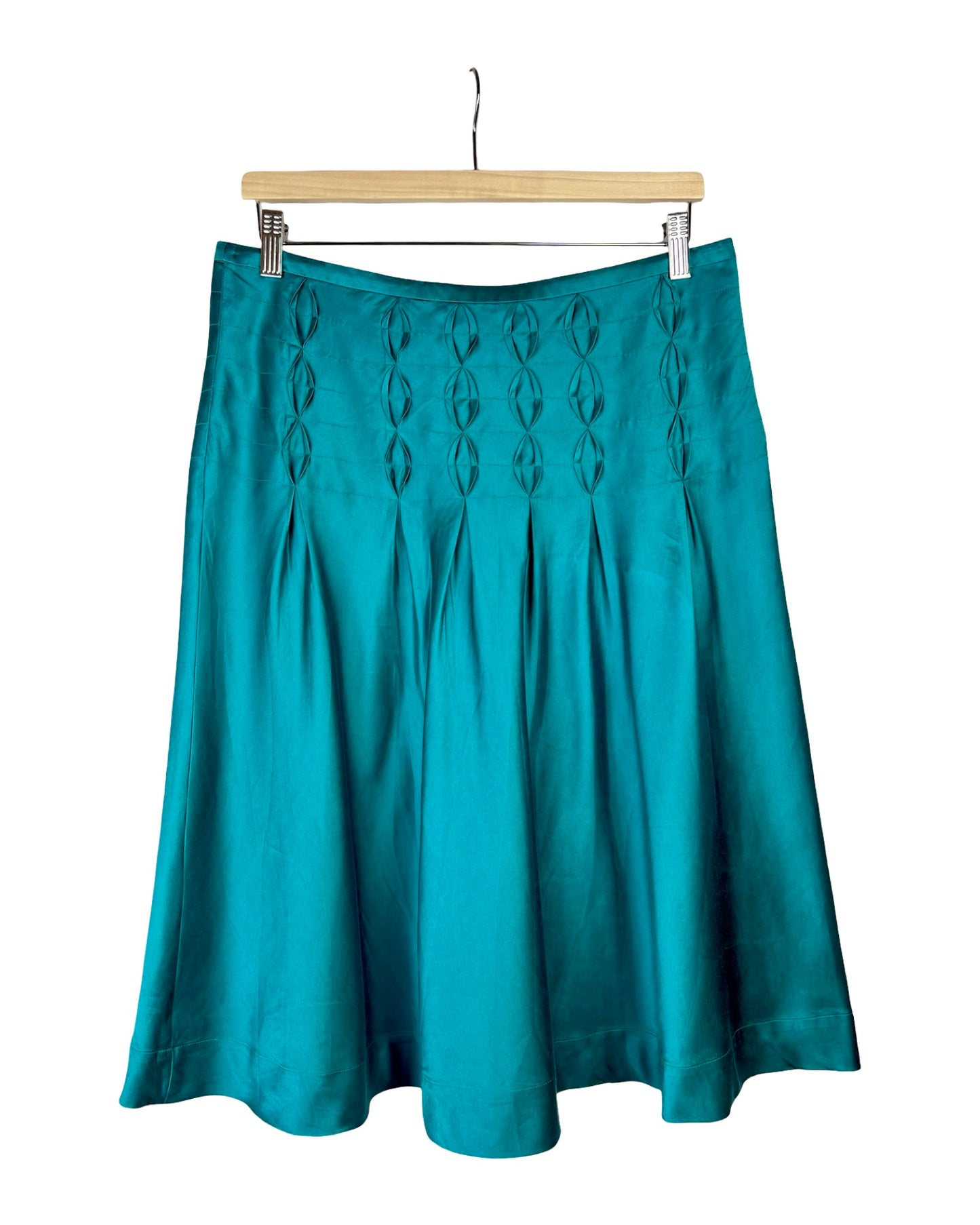 Petrol vintage midirok - L
