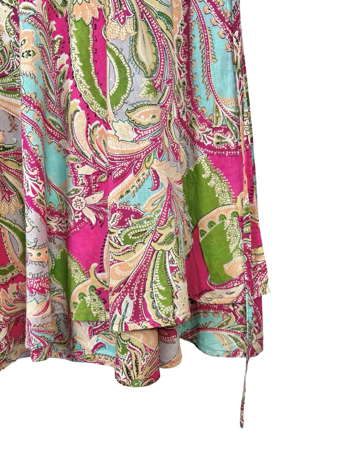Vintage paisley wikkelrok - M/L