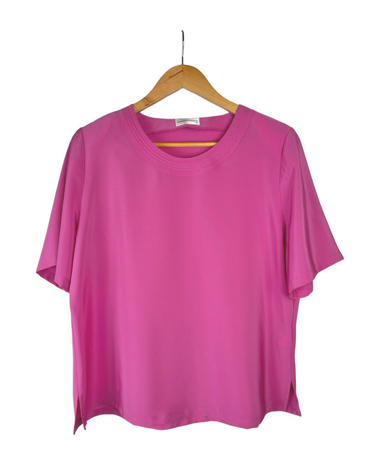 Vintage roze/ paarse top - M/L