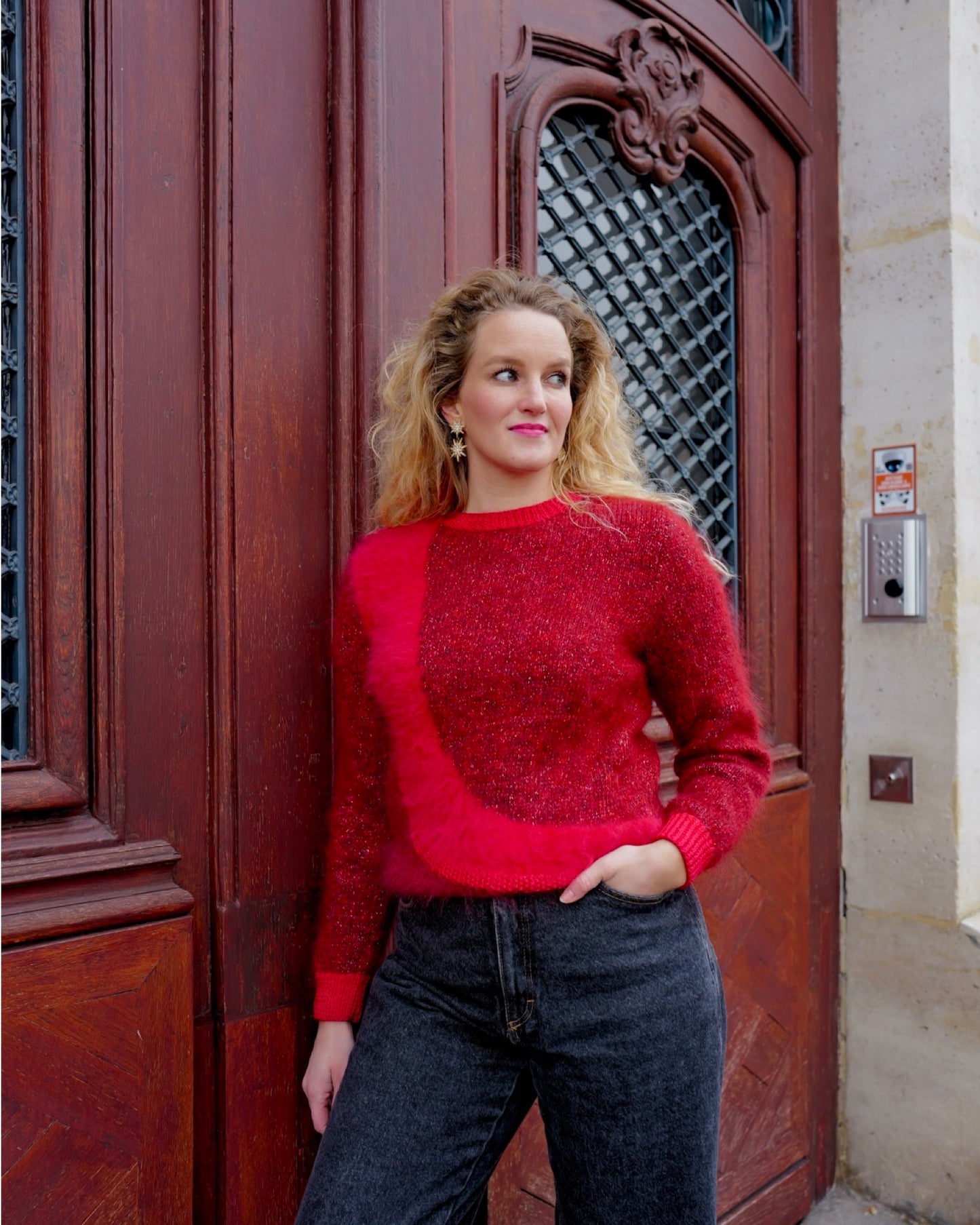 Vintage mohair trui - S/M