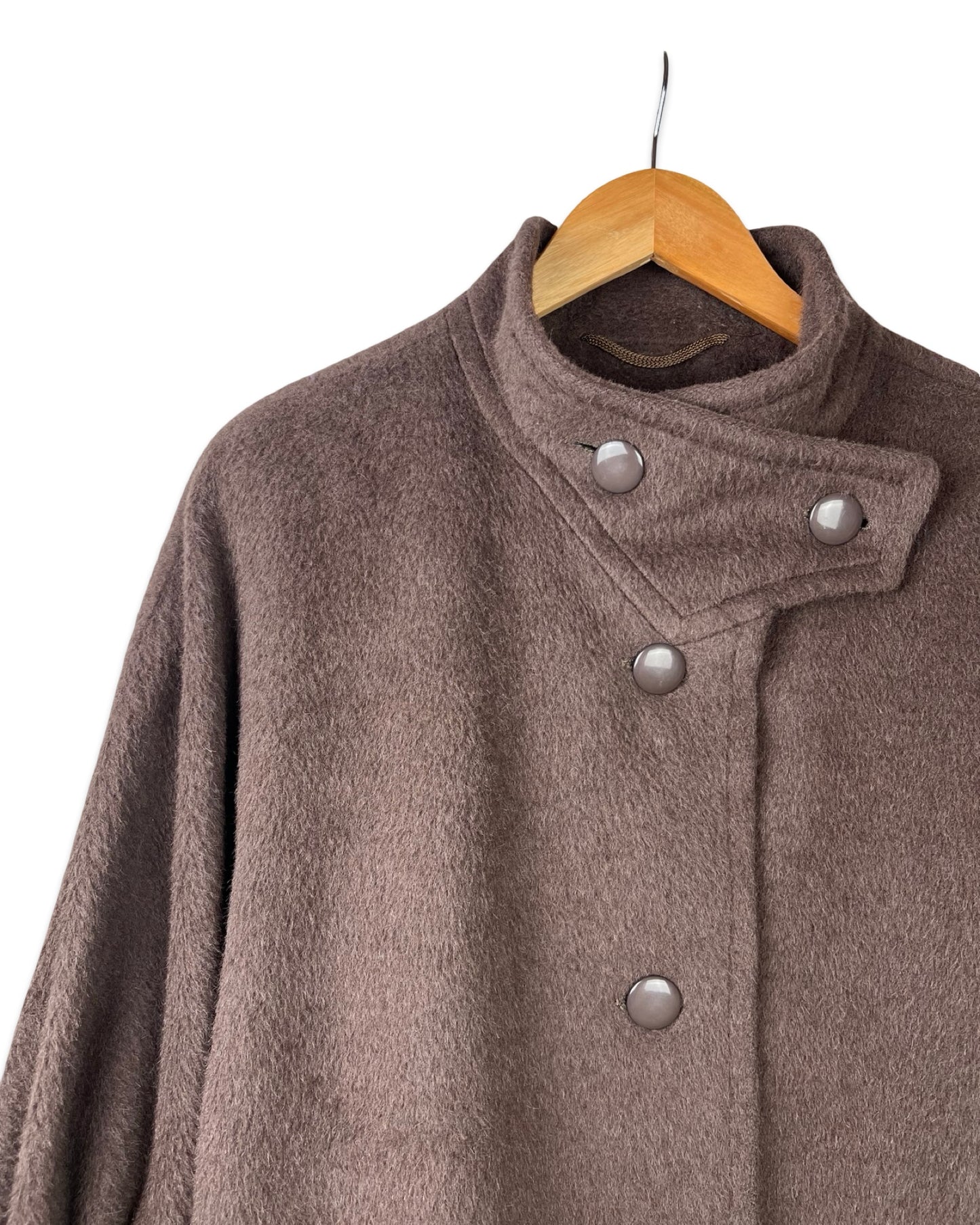 Vintage mantel taupe - L
