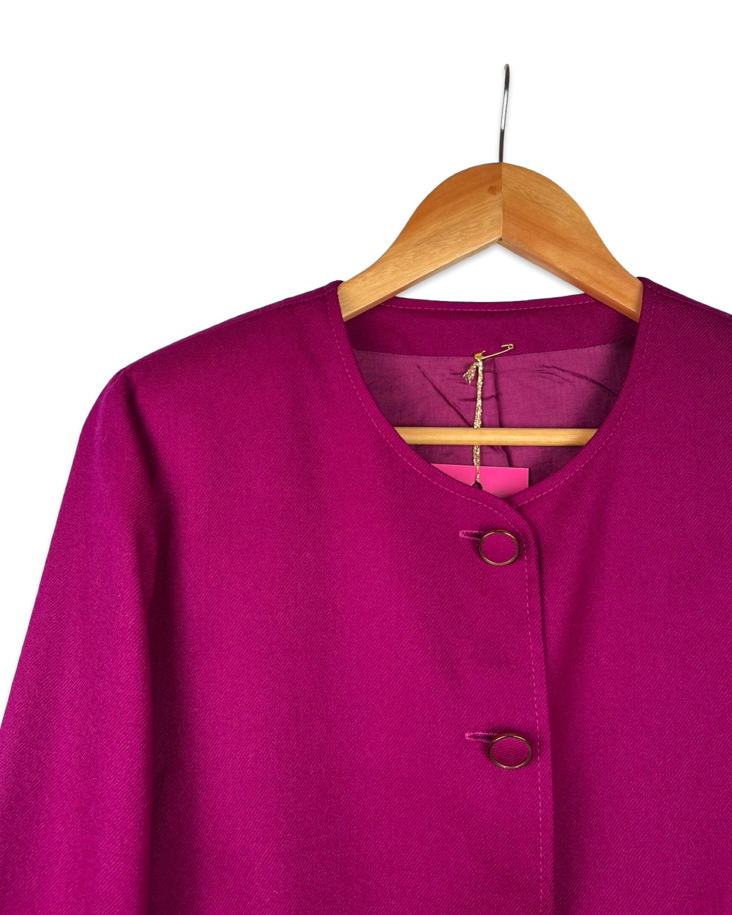 Vintage magenta blazer - M