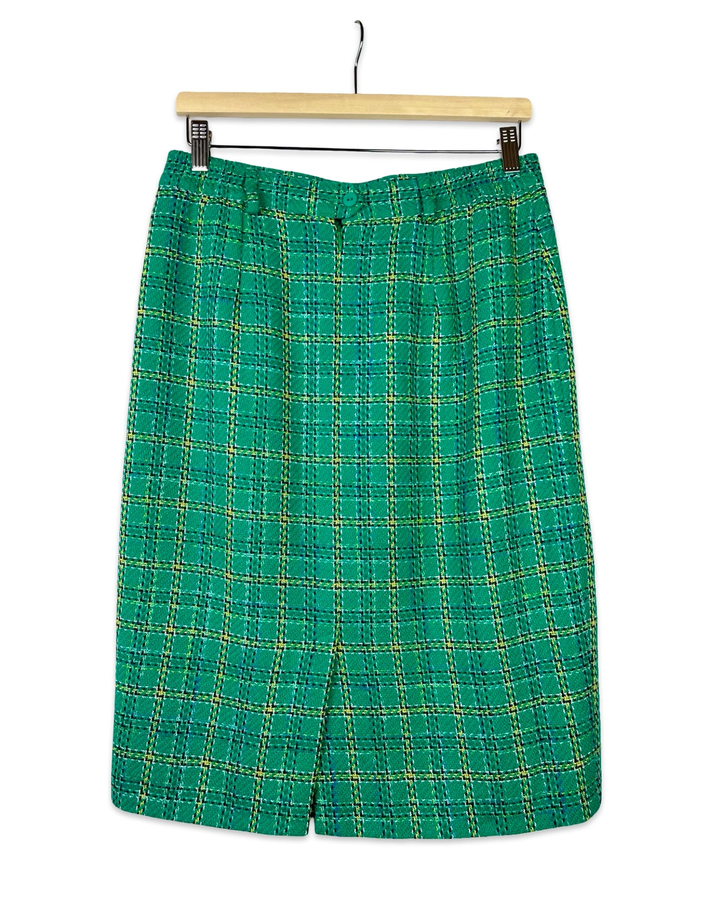 Vintage groene kokerrok - M