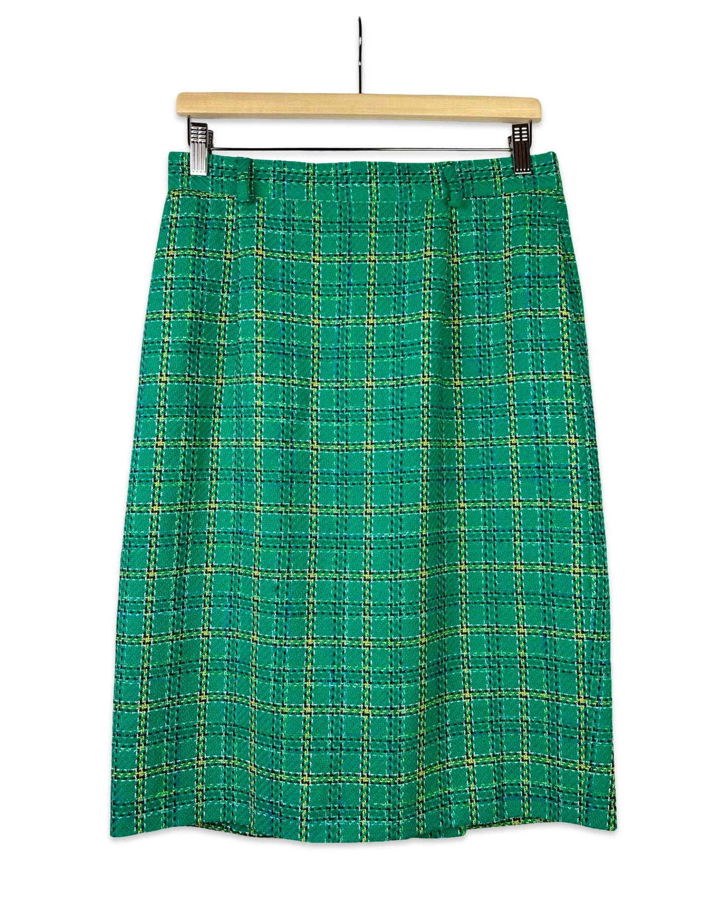 Vintage groene kokerrok - M