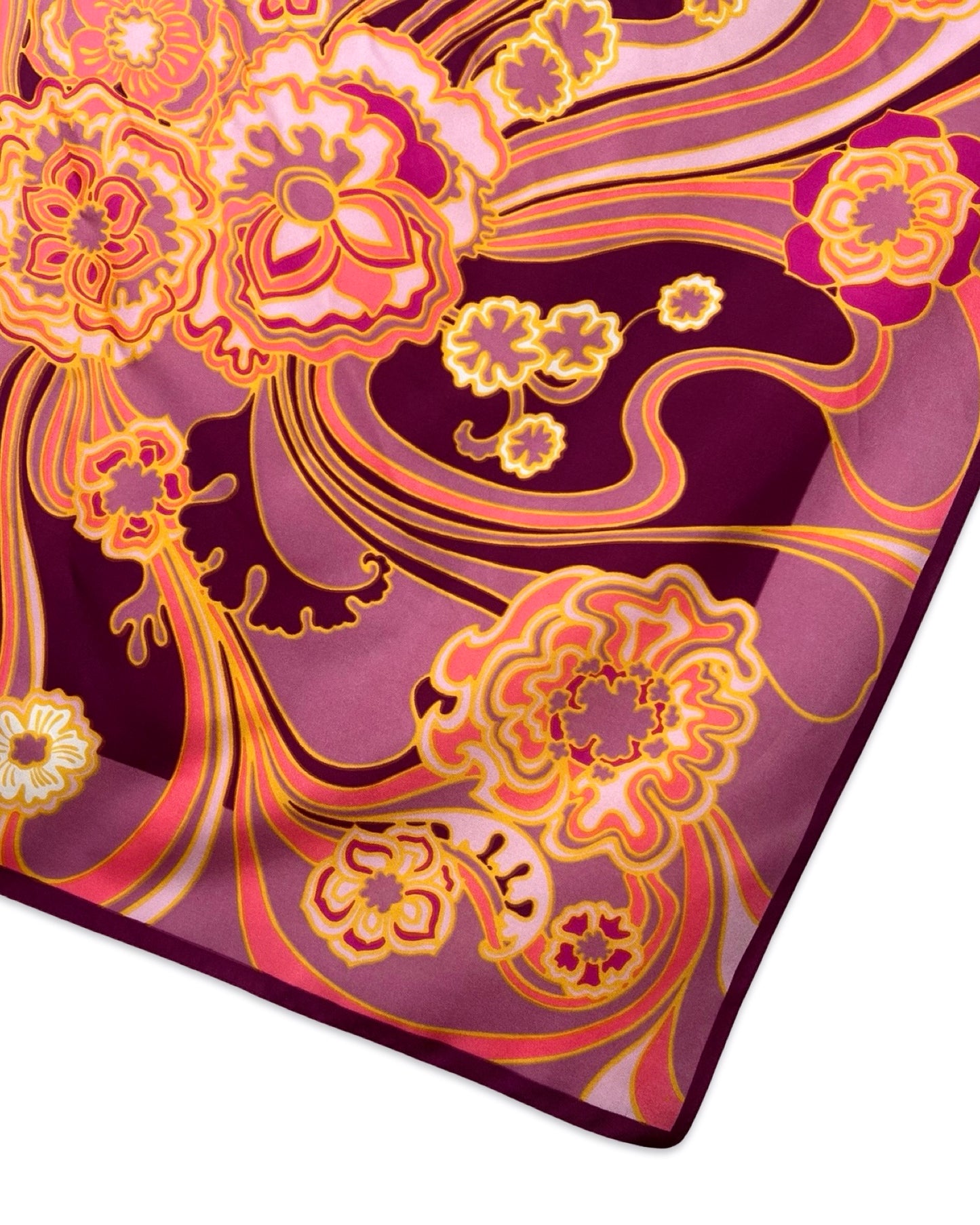 Retro bloemen sjaaltje - One size