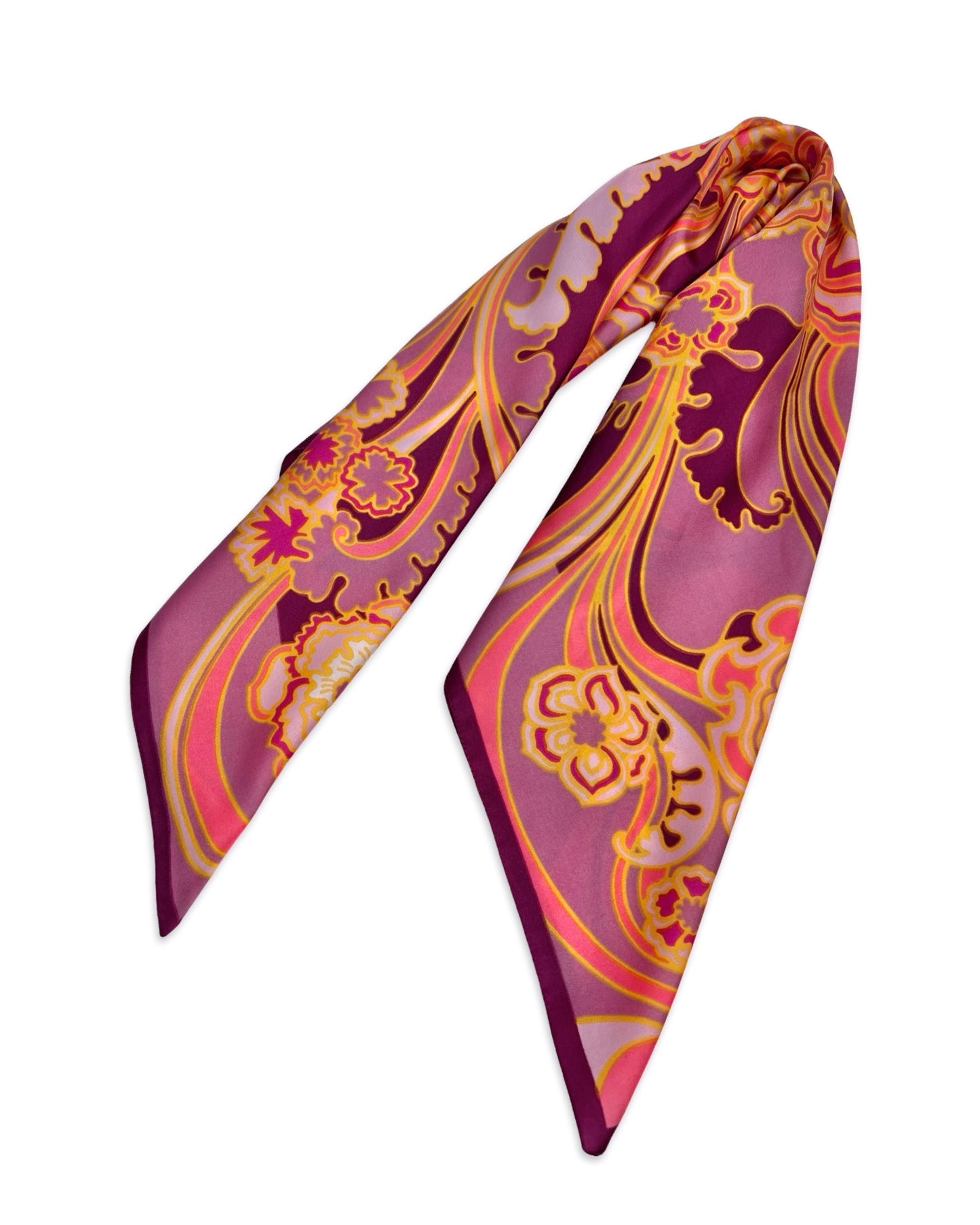 Retro bloemen sjaaltje - One size