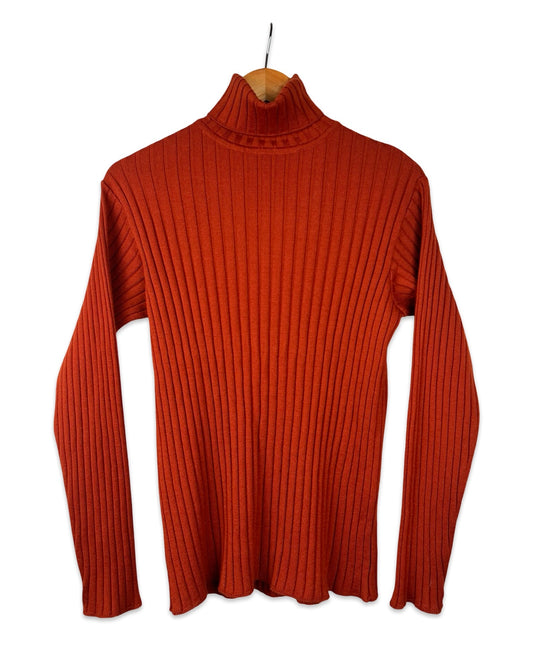 Vintage rib coltrui brique - L