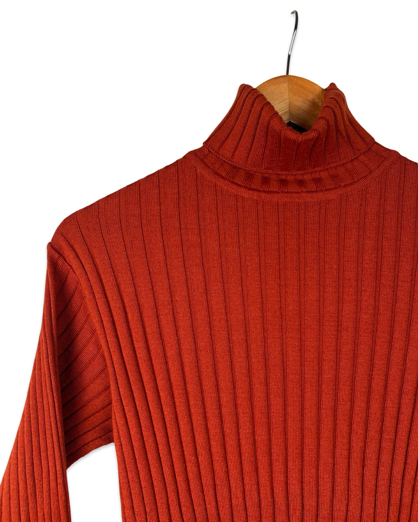 Vintage rib coltrui brique - L